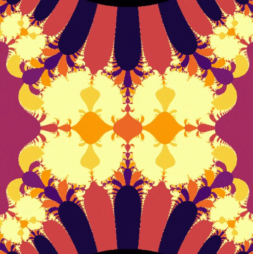 Creación de fractales usando el conjunto de Julia